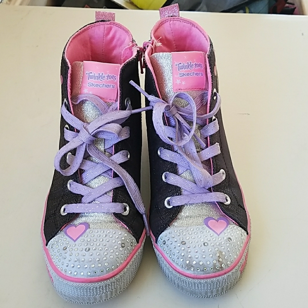 Sketchers Twinkle Toes Light up High Tops